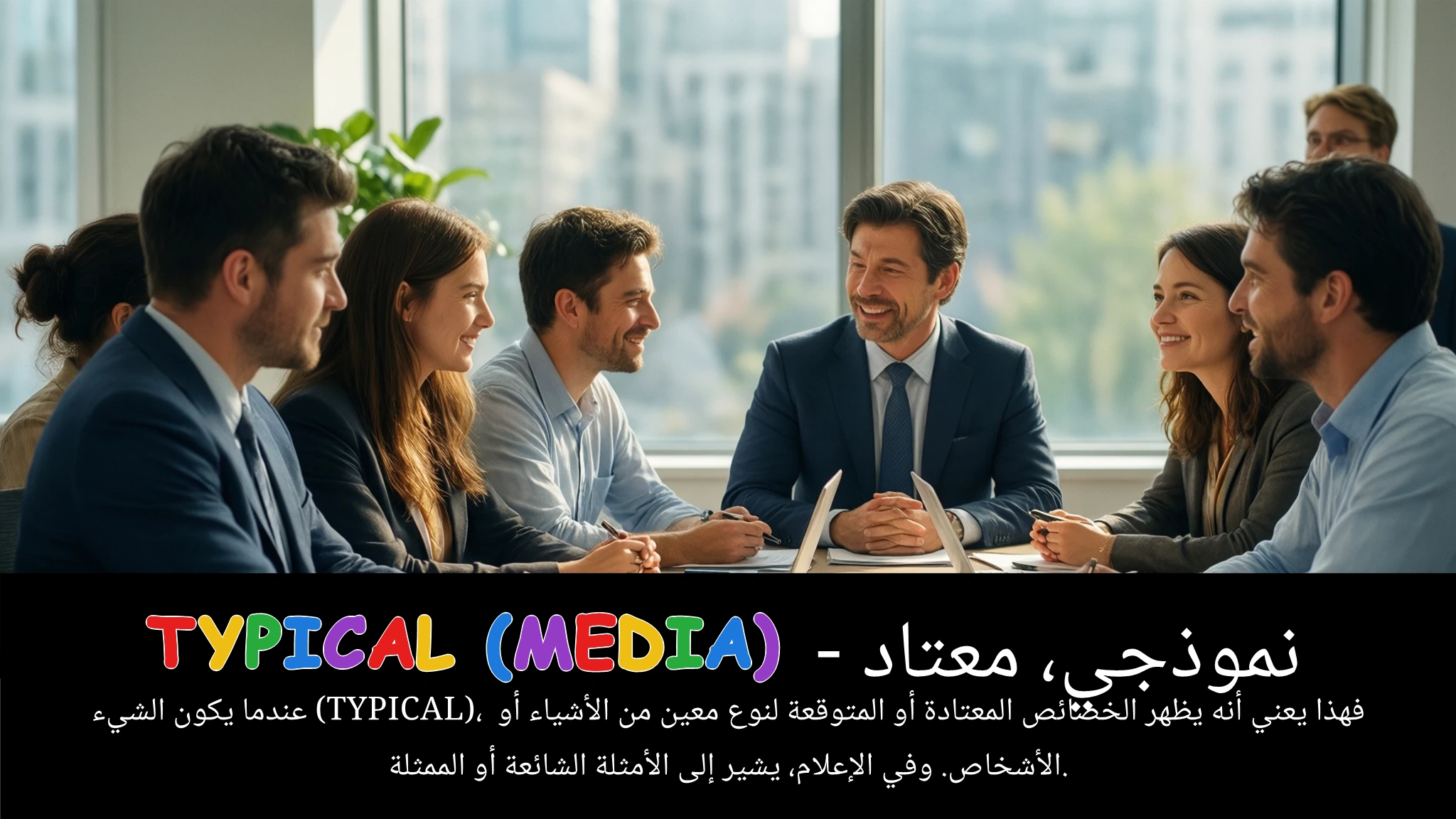 Arabic Illustration for typical (media)